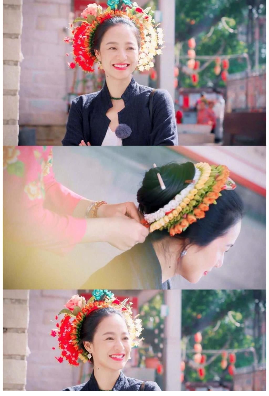 当周韵遇上“簪花围”，终于明白为何她可以把“浪子”姜文收服了