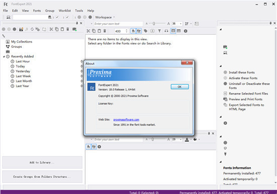 FontExpert(字体管理工具) 2021完整破解版