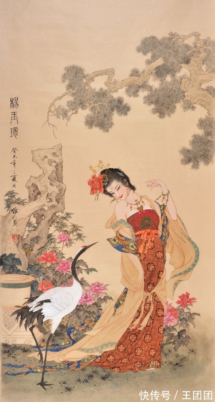 意象!论工笔人物画创作中的意象造形!