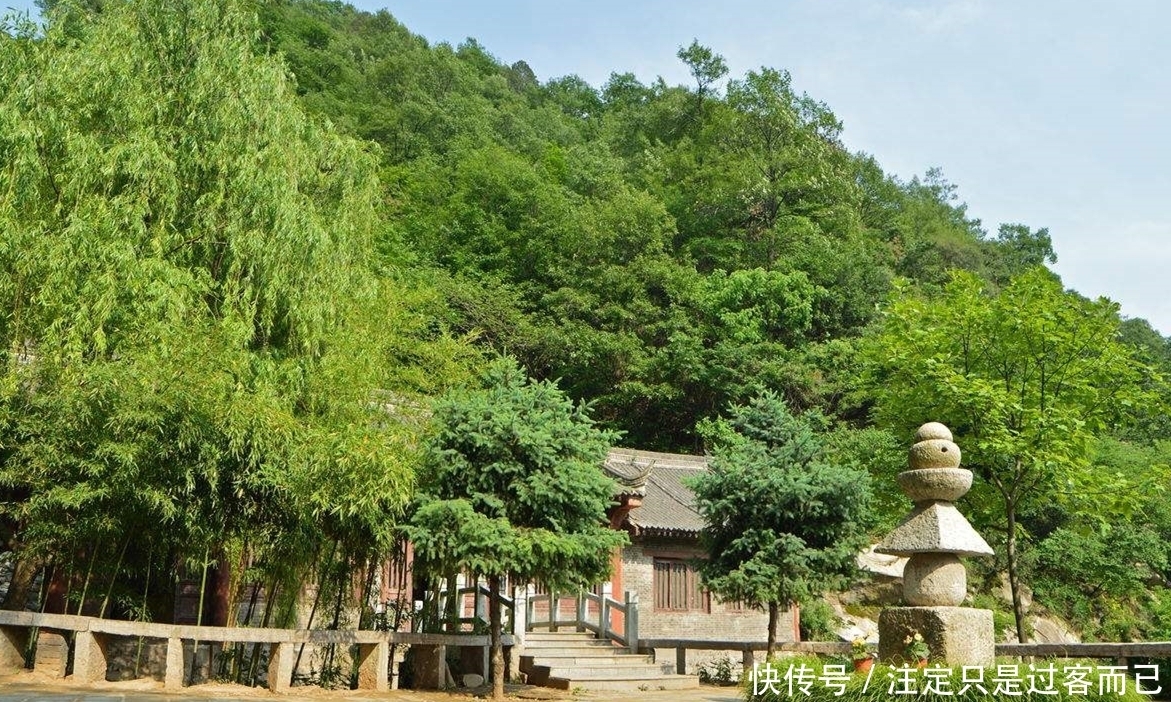 花开|西安附近的还有这样的千年古刹，曲径通幽古香古色，好美！