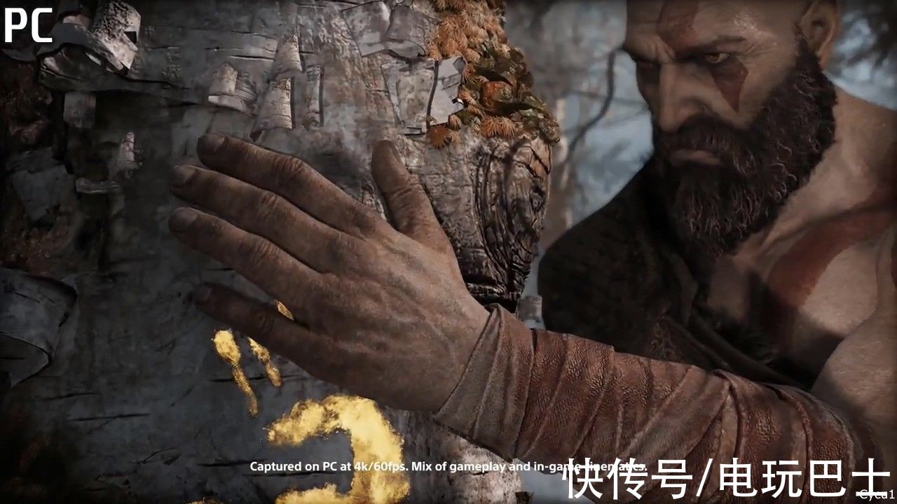 战神|国外玩家分享《战神》PC版与PS5版画面对比视频