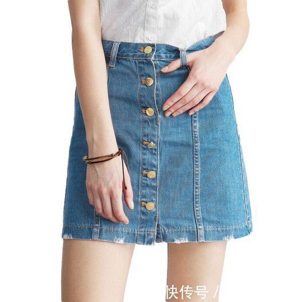 半身裙 突然发现这半身裙+单鞋,上身洋气还美嫩,踏春穿刚刚好