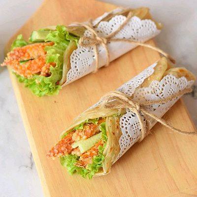 招牌|#一勺葱伴侣，成就招牌美味#十分钟快手早餐 之手抓饼