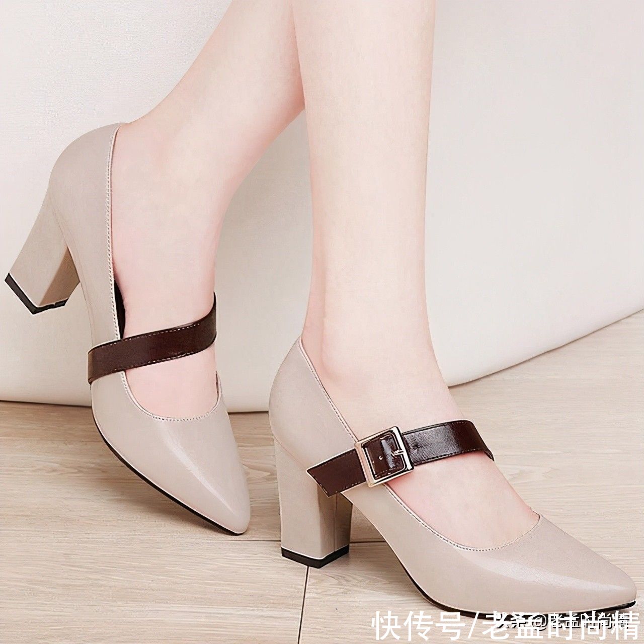 新款时髦粗跟单鞋，穿上舒适有气场又时尚