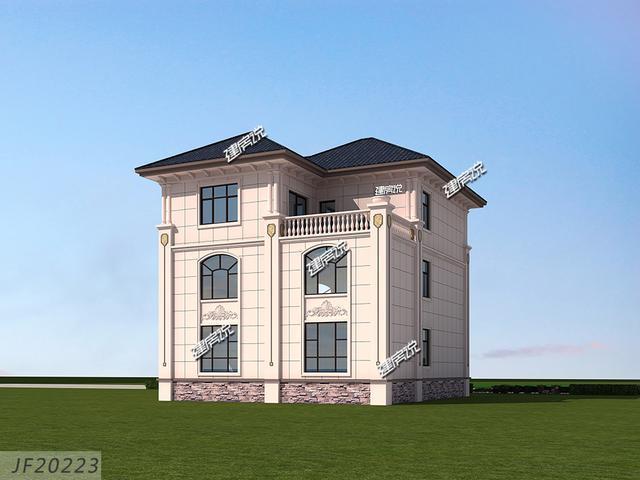 别墅|湖南一女老板，花100万建三层欧式别墅，十里八乡都绕路来看