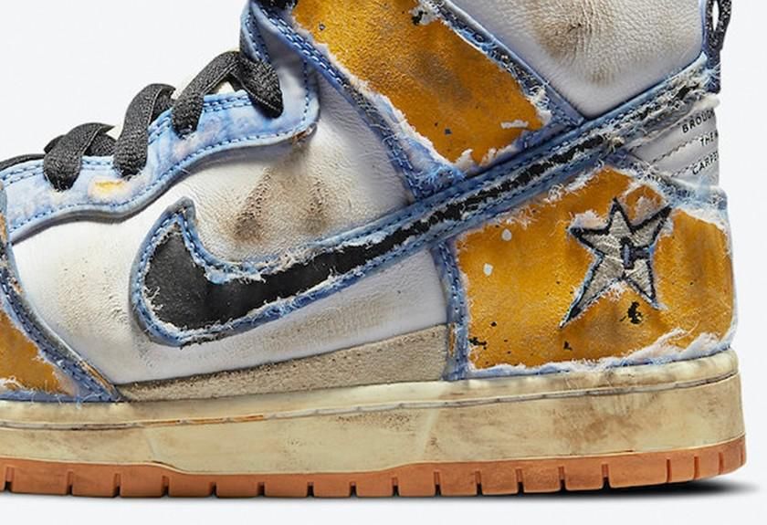 做旧效果绝了！“地毯公司” Carpet Company x Nike Dunk SB High 联名即将登场！