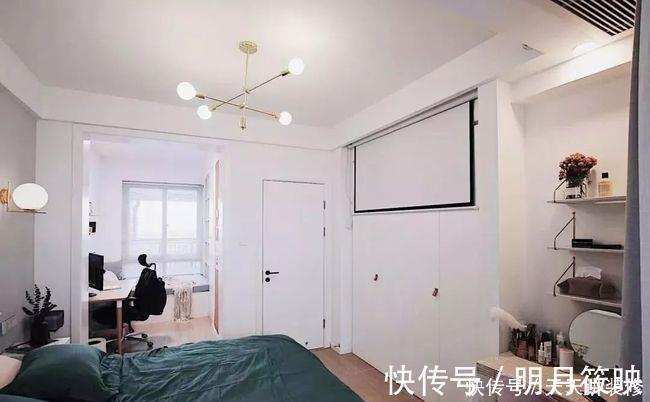 装饰画|夫妻的90㎡小三居，每平米都用到极致，衣帽间家庭影院全有，佩服
