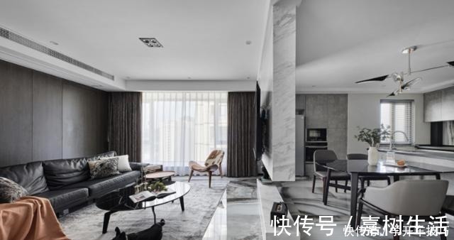 视觉效果|这是我见过最新潮的家,悬空电视墙,沙发墙、走廊极致利用,聪明!