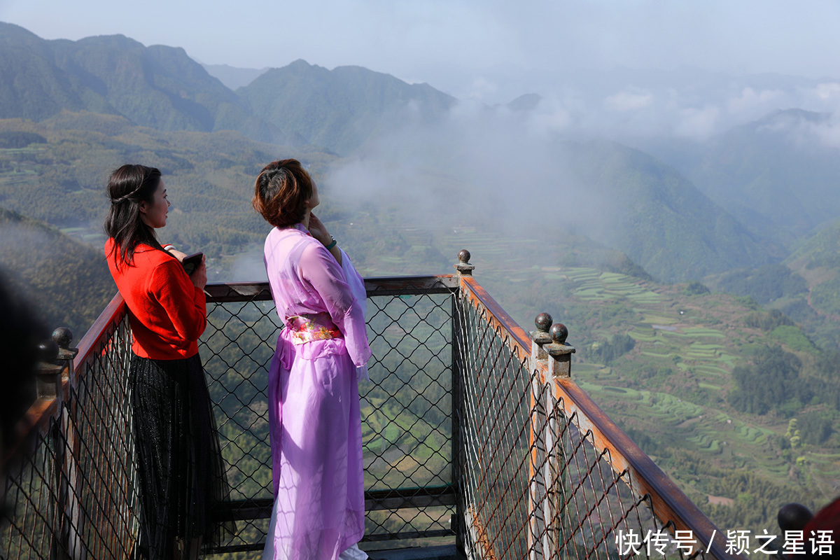 桃源 南尖岩,相忘于红尘的桃源净土,天空之镜,昙花一现