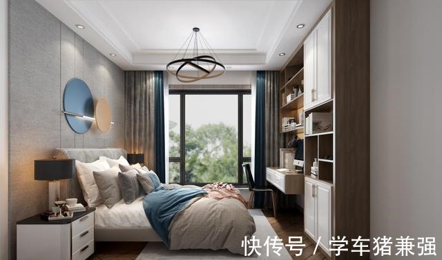 全屋|160m2现代简约风,灰色+蓝色太高级了!