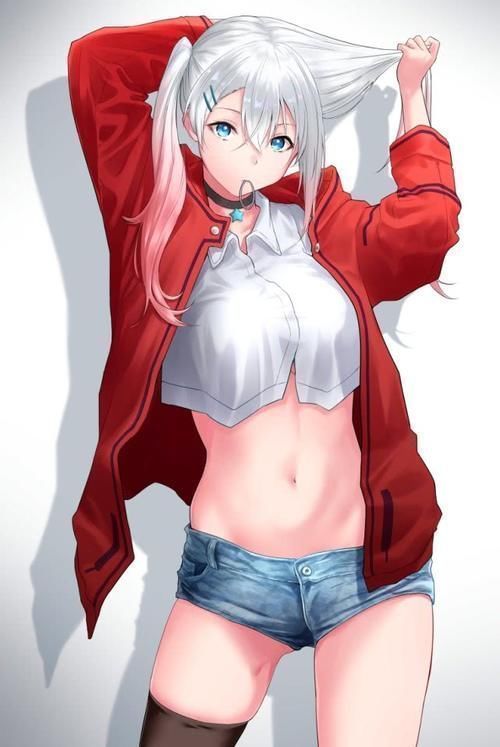玉子市场|动漫壁纸叼着头绳的少女,是喜欢你的信号