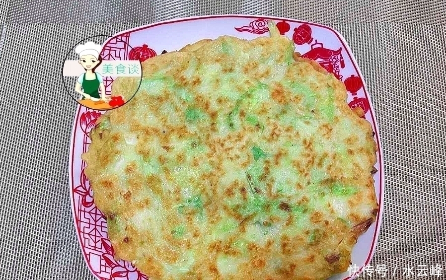 包菜别只会清炒了，用来做早餐饼，10分钟就搞定，比包子馒头还香