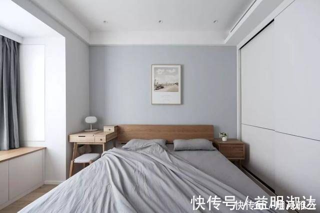 客厅|天才老公自装88㎡简约风婚房,客厅竟然隔出一间小书房,超实用