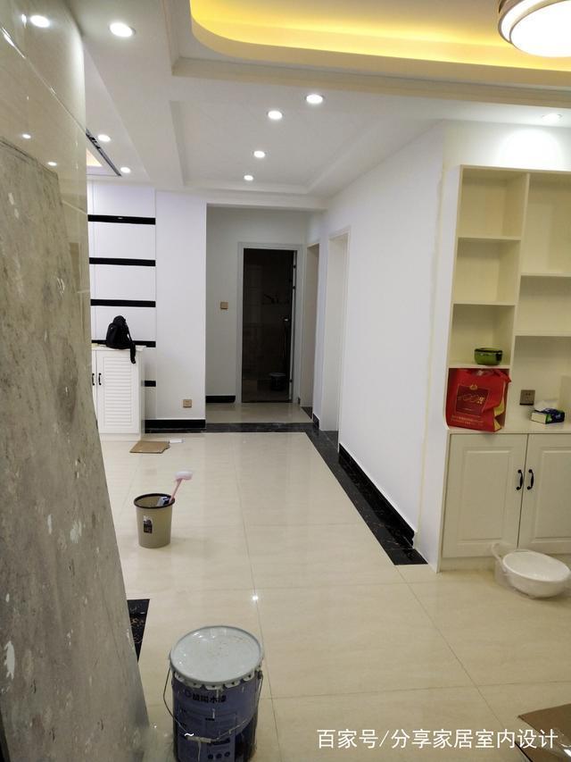 储物空间|辛苦两个月完工,一进门就被迷住,玄关鞋柜很漂亮,忍不住晒晒