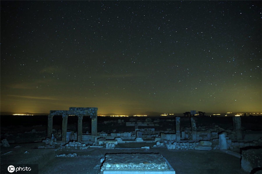 当地时间|土耳其古城遗迹风采依旧 星空之下更具神秘色彩