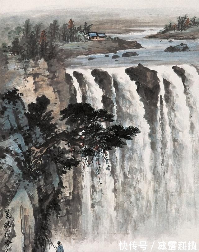 黄君璧&黄君璧最经典的山水画欣赏:估价超过5000万,笔法苍劲有力