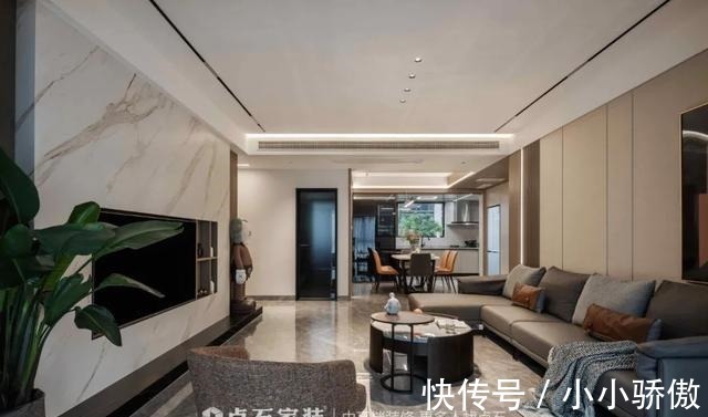 时尚|造型简致利落，赋予时尚气质的142㎡现代空间！