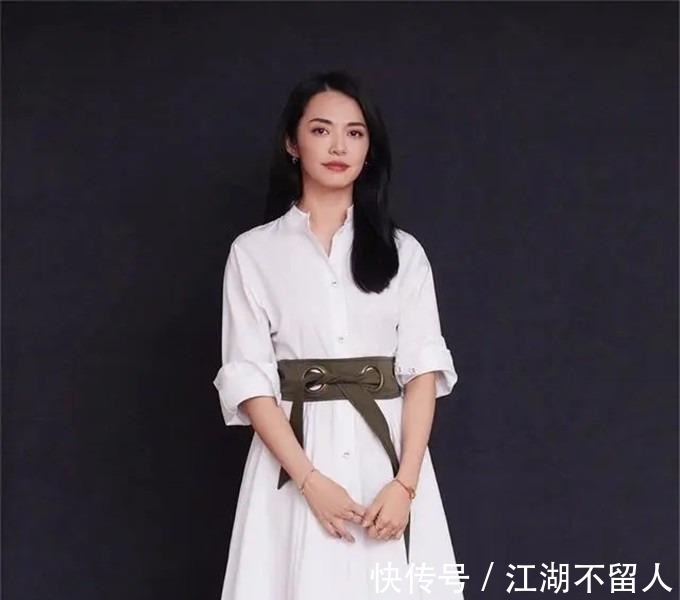 整体造型|最近火了一种裙子叫“衬衫裙”，时髦减龄又显瘦，明星都上头了