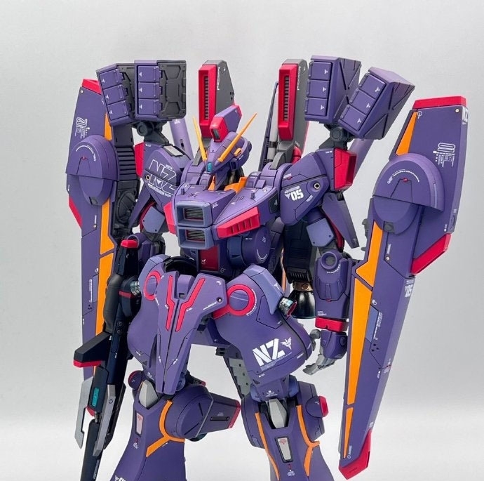 模型|机动战士高达MKII配色,三盾MKV新吉翁精神力高达模型