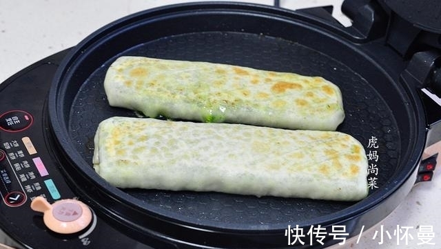 韭菜盒子|新式韭菜盒子,不用捏边,皮薄馅多又均匀,软嫩鲜香