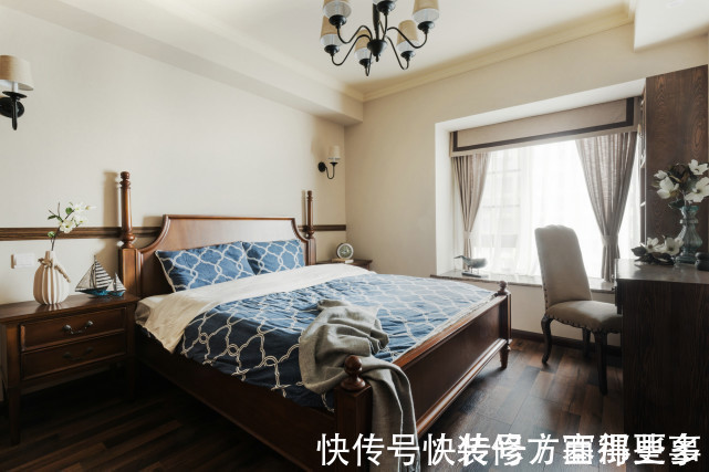 美式|这个90平三居室在古典中带有一点随意,简洁明快,又温暖舒适