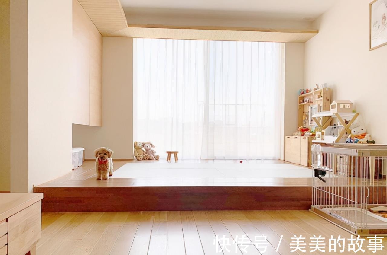 客厅|两个孩子的宝妈,不仅在装修风格上照顾孩子,家里收纳也做得超棒