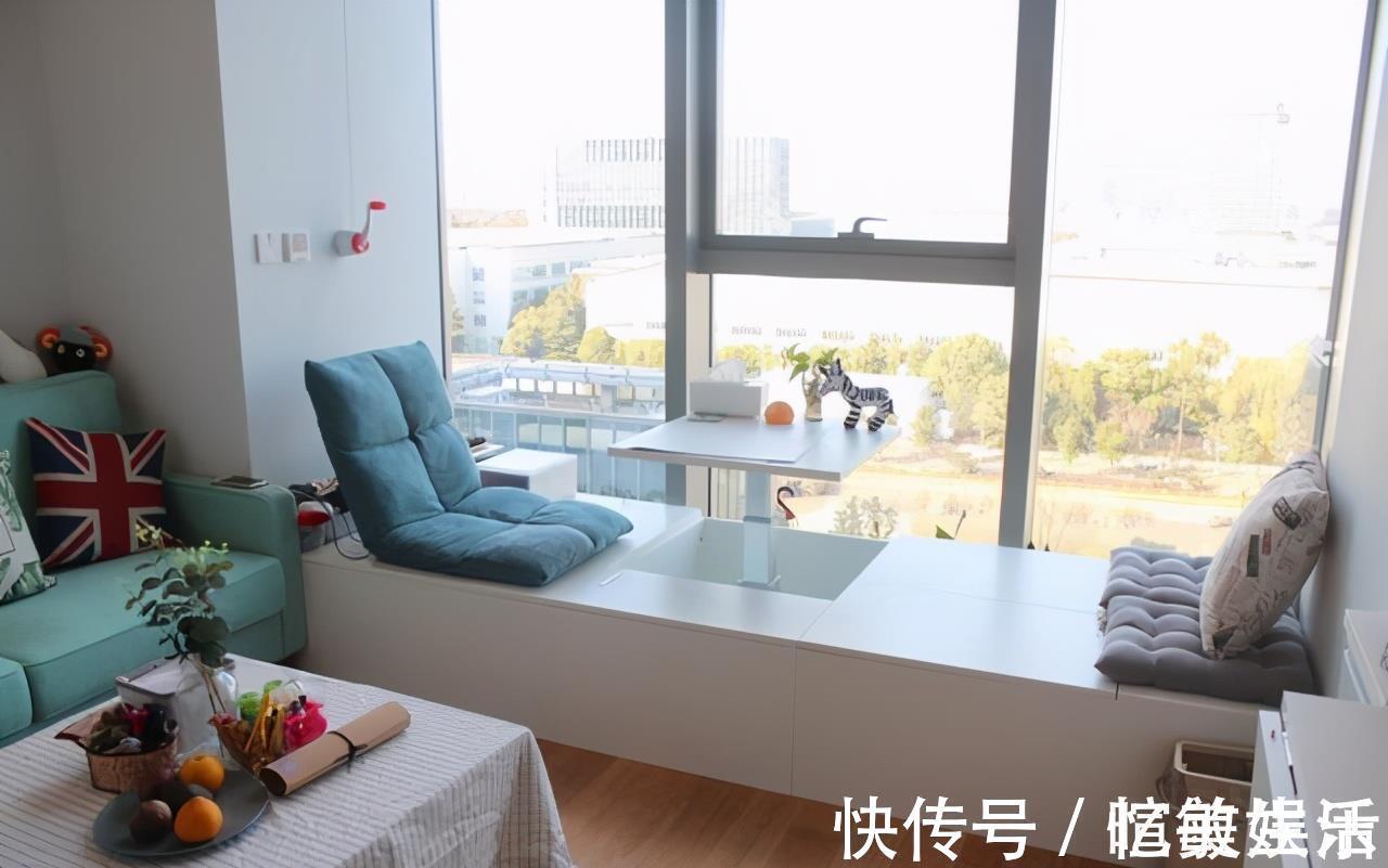 Loft公寓|45平现代简约风Loft公寓,衣帽间茶室书房一个不少,一人住好惬意