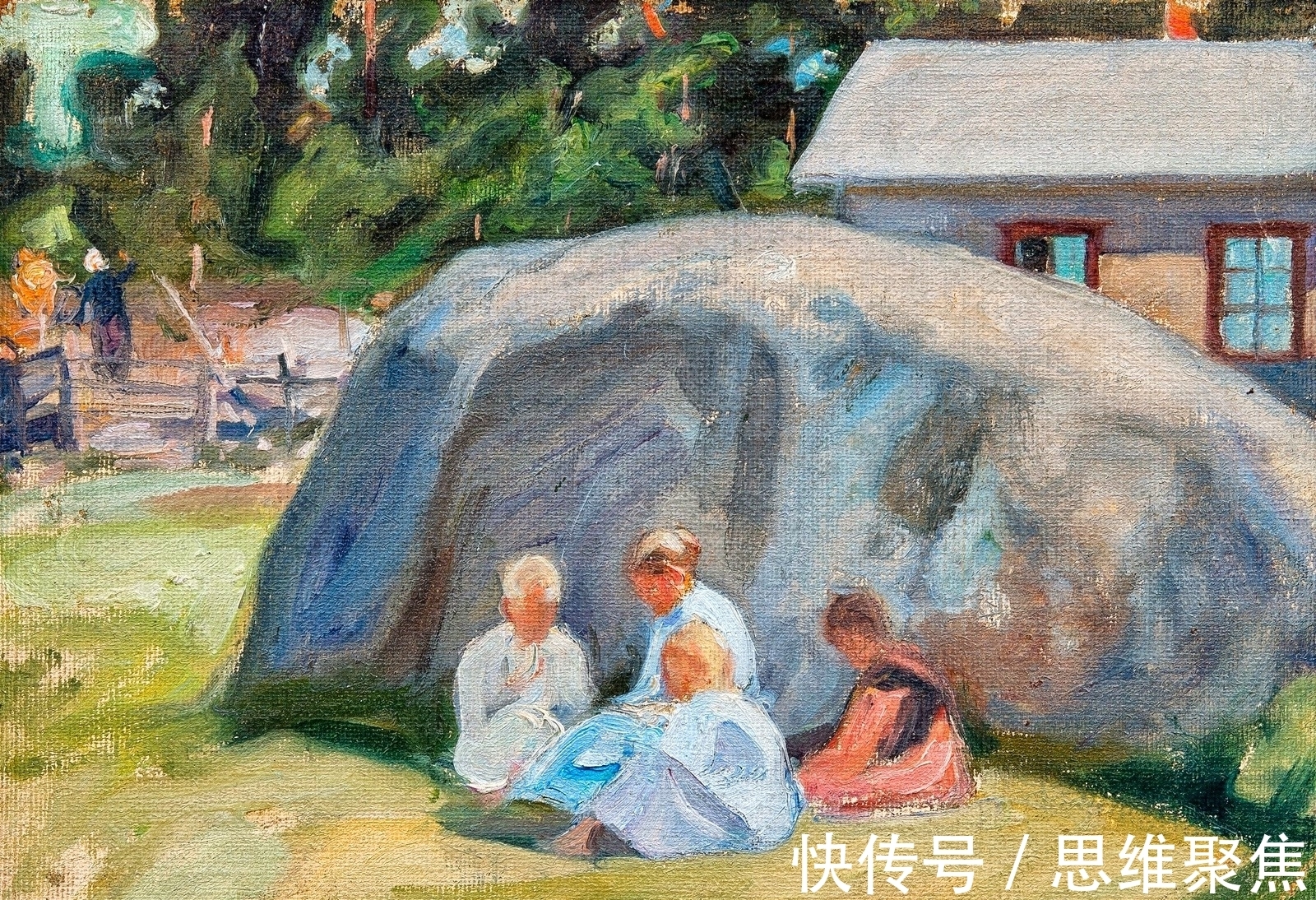 桑特里#笔意未尽的挥洒,印象派画家桑特里的绘画作品