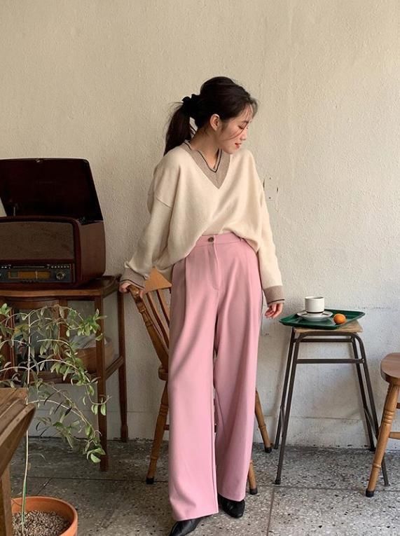 “阔腿裤”输惨了会藏肉的“云朵裤”也太显瘦了吧