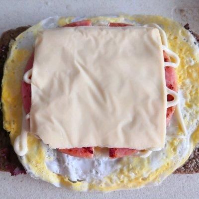 鲜嫩|10分钟出锅的#丘比三明治#火腿三明治，鲜嫩又爽口