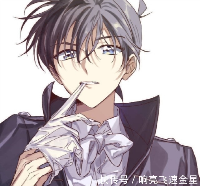画师|名侦探柯南画师笔下的四大男神,安室透抱狗好可爱