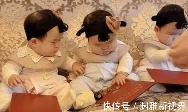幸福指数|老爸为三胞胎女儿在线发“嫁妆”火了,坐在中间的孩子已经急了