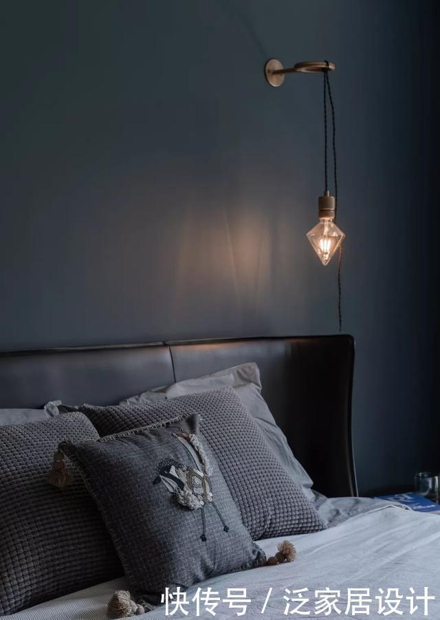 背景墙|94平现代三室,半开放式厨房、书房,让居室互通互透,共享光线