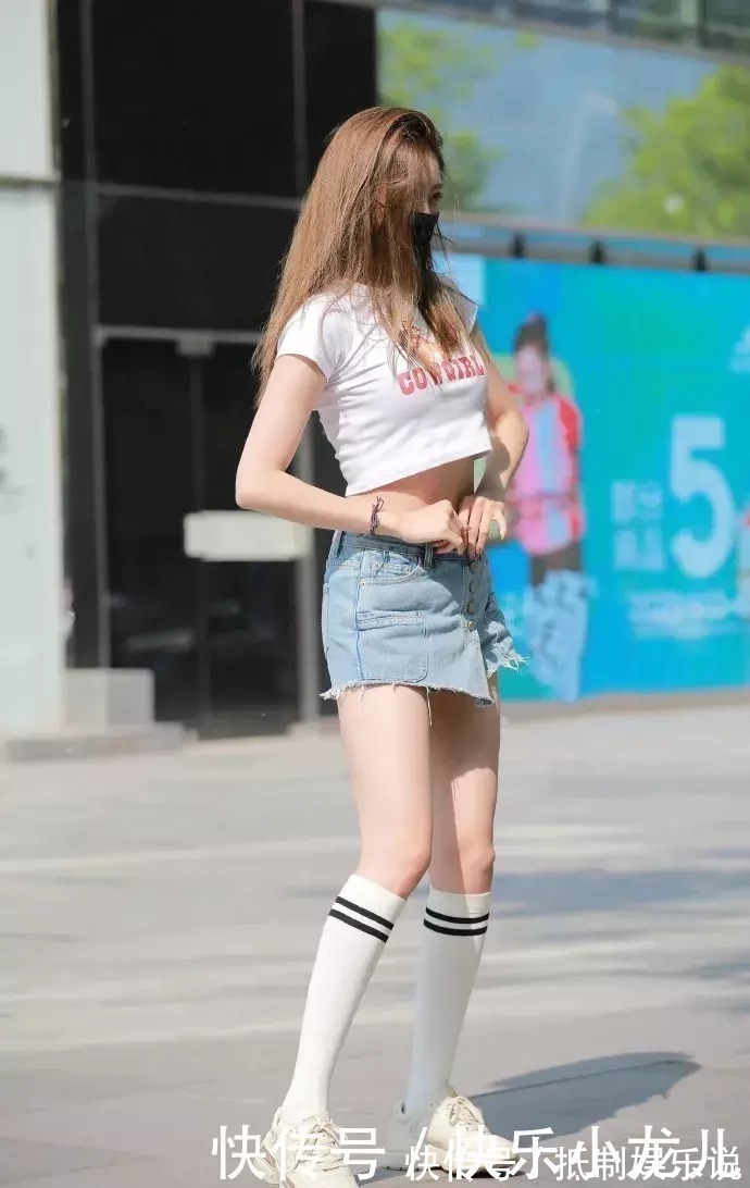 女王|穿搭清凉夏日穿牛仔裙才是女王,很多人都会多看两眼