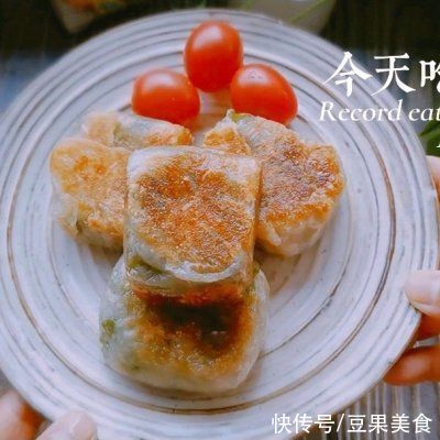 外酥里糯！手抓饼青团这么好吃，大饭店的经常这么做，