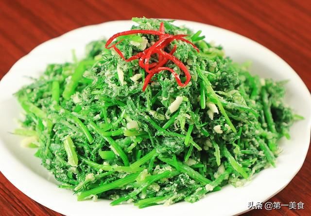 爽口|小茴香怎么蒸不坨，学会这几个技巧，5分钟出锅，清淡爽口不粘连