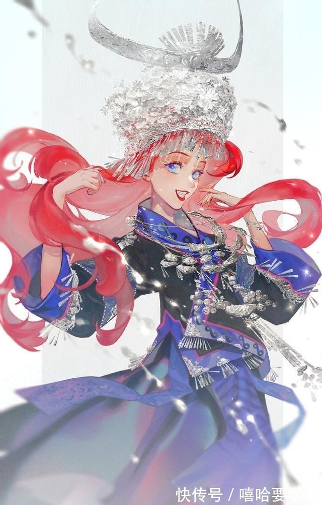 爱洛公主!看过太多中国风的迪士尼公主,我最爱这一组,不仅有汉服还有戏服!