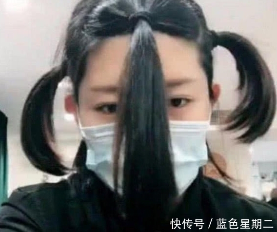 理发店|奇闻:萌妹自创二次元发型,当发型做完后,网友:可以开理发店了