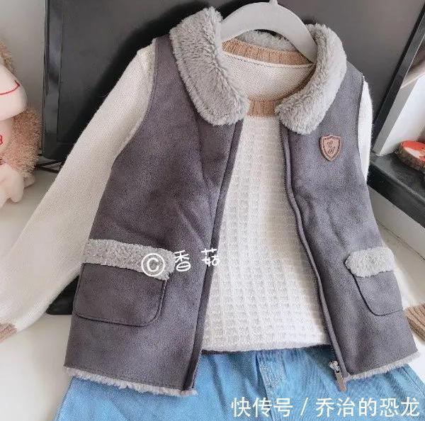 织毛衣超简小格子儿童羊绒打底毛衣(有编织图