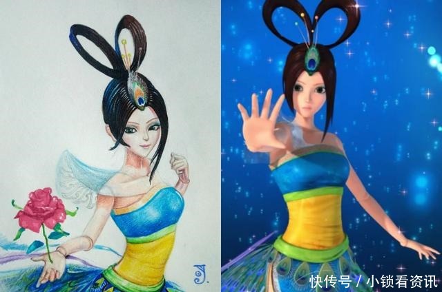 王默太美|叶罗丽当仙子们从3D变身2D，王默太美了，灵公主让人“动心”