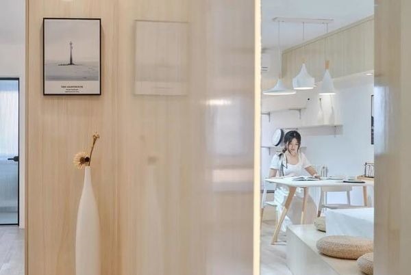 小户型|看到她家34㎡的小窝，我家130㎡瞬间就不香了，小户型住出了豪宅范