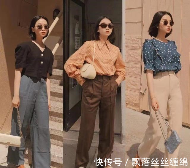 阔腿裤 会穿的女人，不必在意身高！小个子复古搭配，气质表现力一绝！