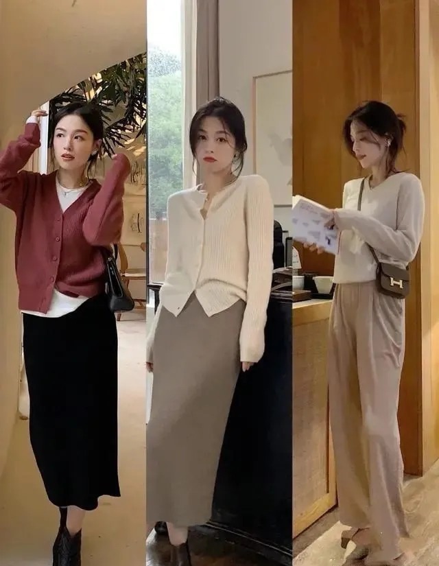 紧身裤 优雅精致的秋季穿搭,适合30-40岁女人