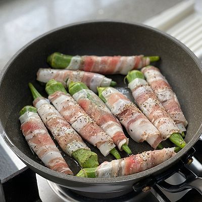 五花肉|秋葵爱上五花肉