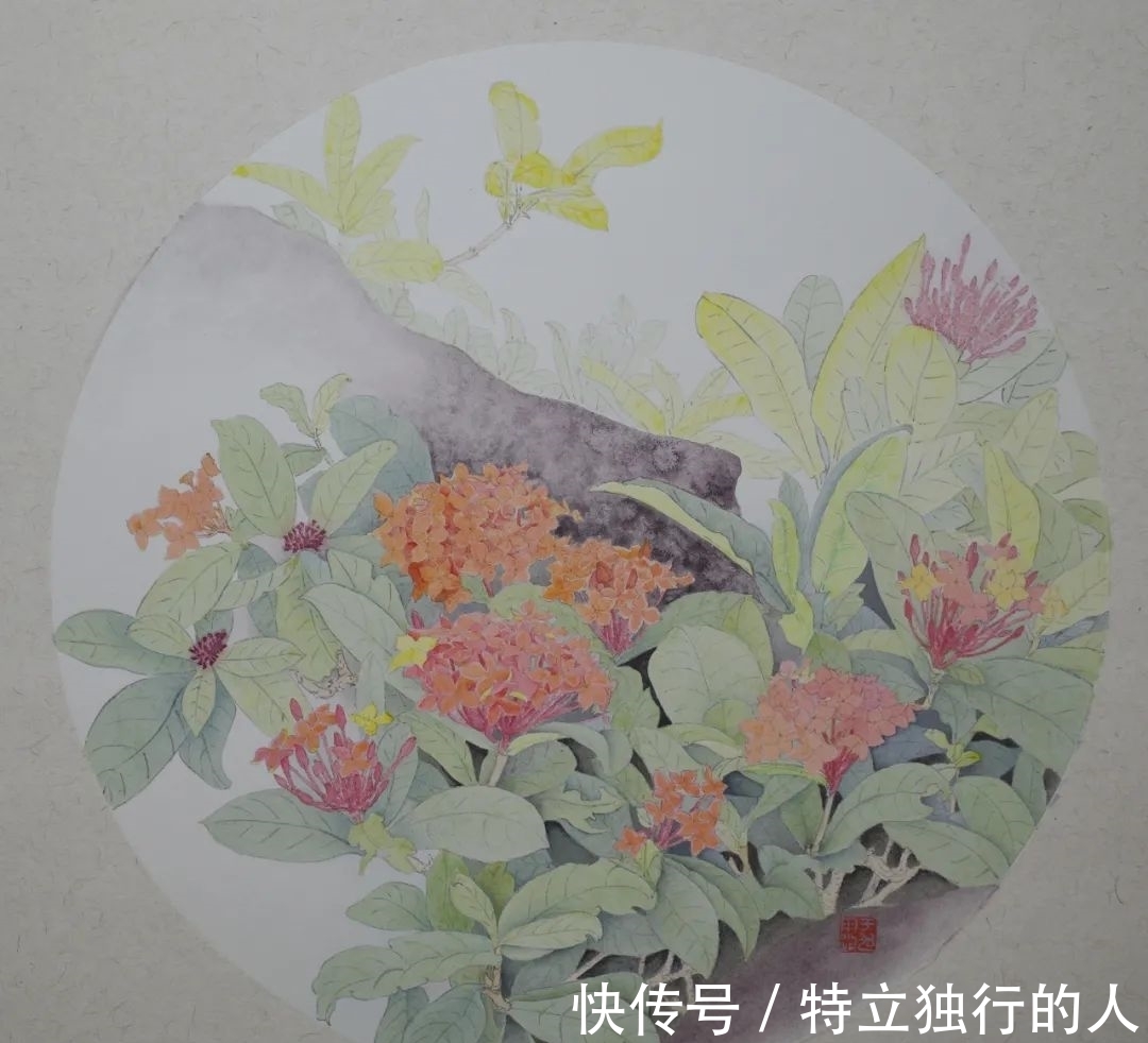 x50$春风花草香—中国画创作研究院叶丽美工作室工笔花鸟画迎春线上