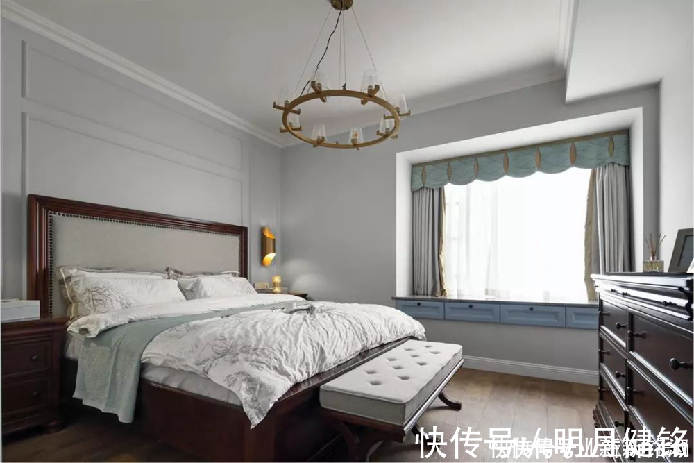 电控柜|大房型想设计美式轻奢风格,187平的大平层这样设计,优雅高品质