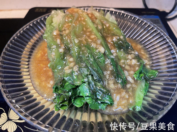 生菜|十分钟搞定一道蚝油生菜！就它最下饭