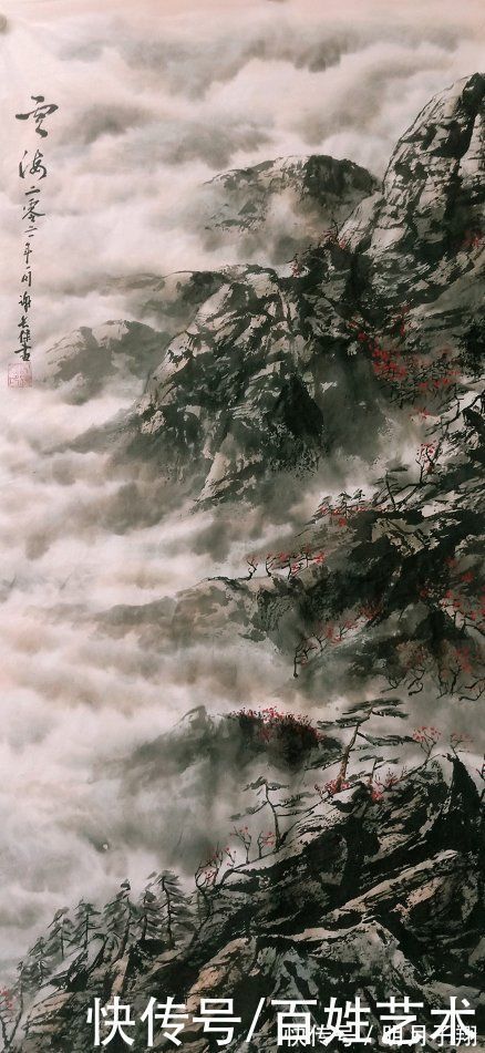 书画家@满山红遍——著名书画家谢长保作品欣赏