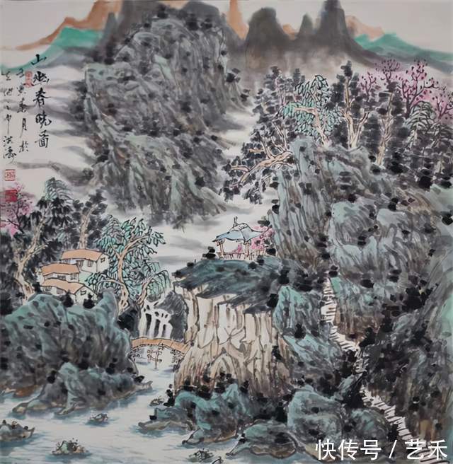 美术师@“道法嵩山”知名画家赵洪涛作品赏析