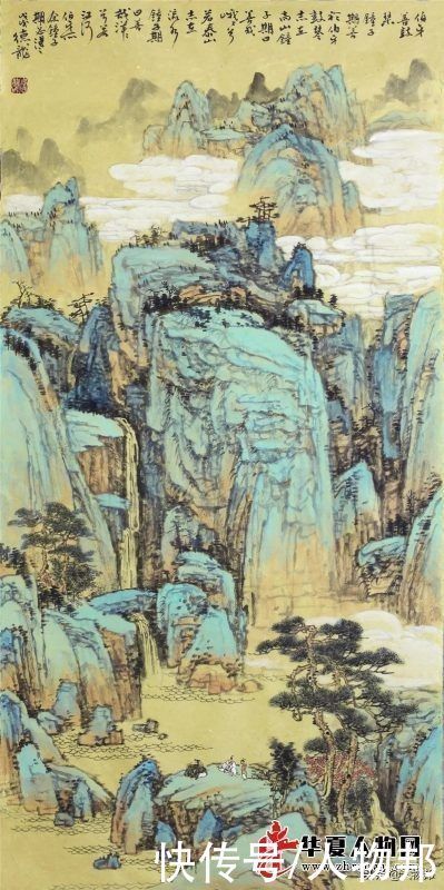 中国美术家协会!华夏书画艺术人物我与大青绿山水——乔德龙